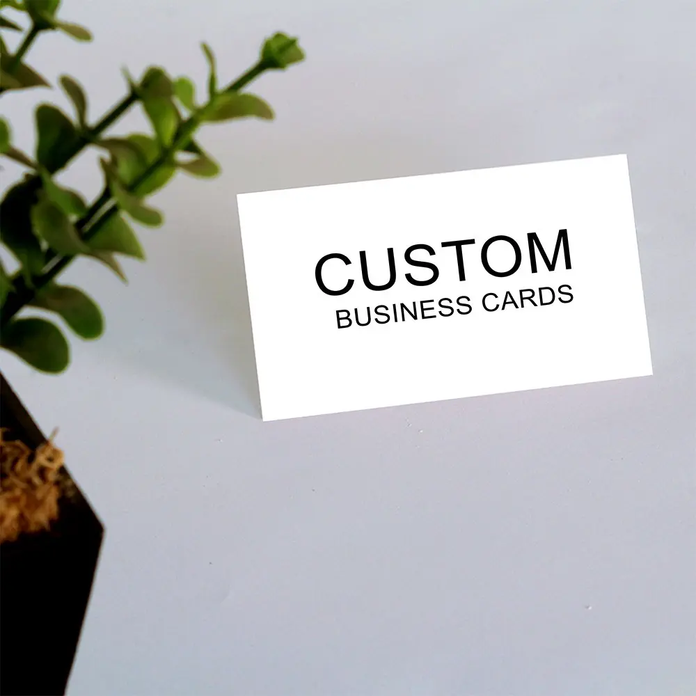 

100pcs Custom Business Cards/Cards Business Cards Desktop Business Cards Thank You Cards Business Cards Waterproof Surface