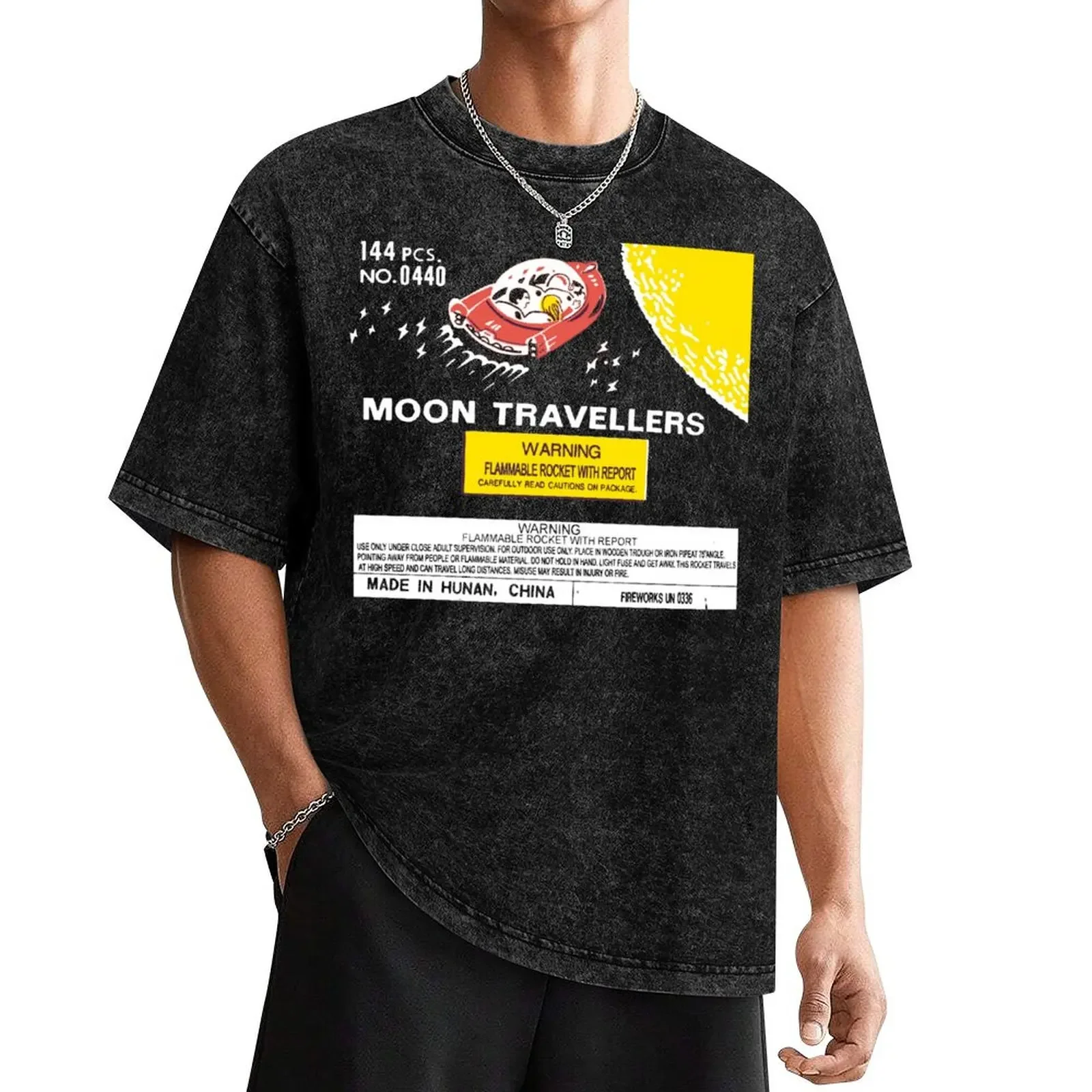 MOON TRAVELLERS BOTTLE ROCKET - PACKAGING T-Shirt customizeds sublime summer tops clothes for men