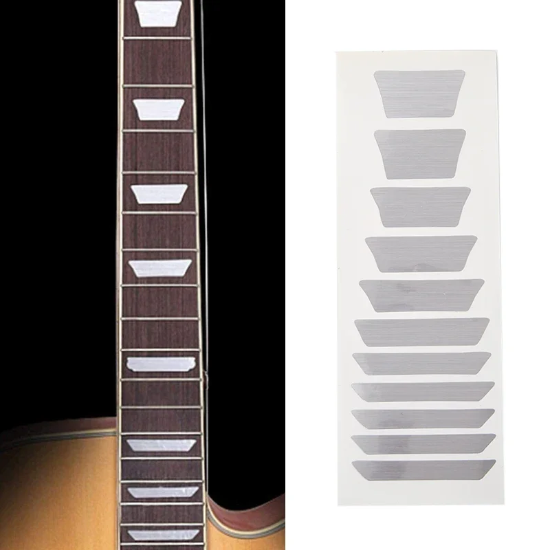 15*5.5cm Guitar Fretboard Scale Sticker, Inlay Decal Marker for Electric & Acoustic Guitar, Guitar Accessory