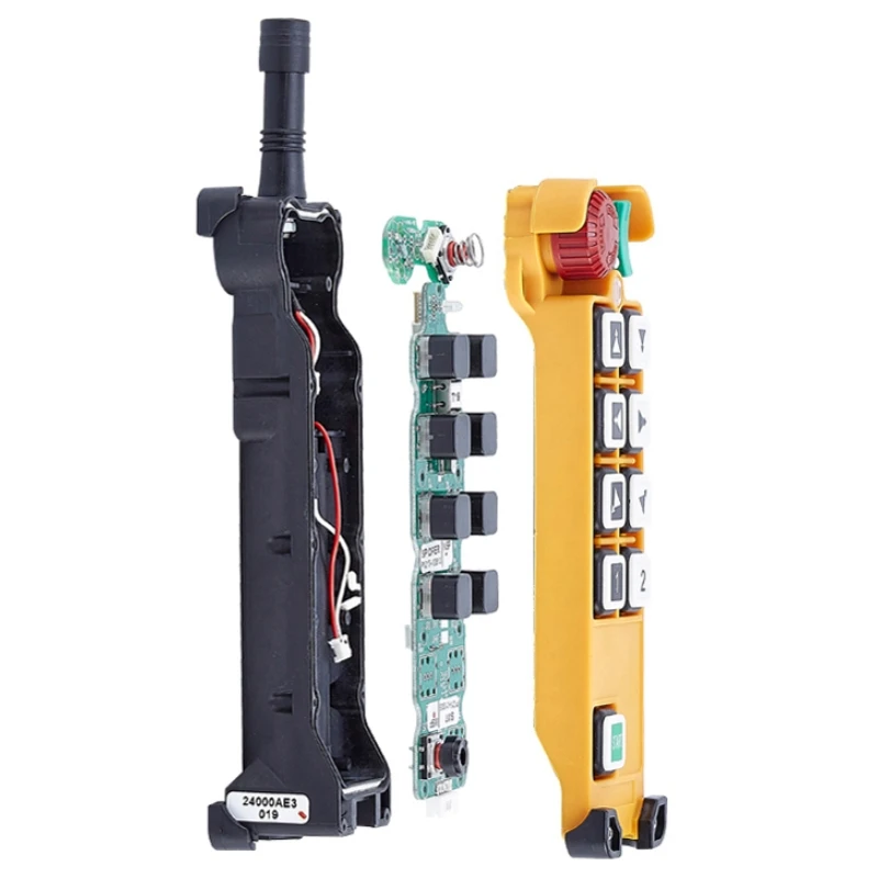 TELEcontrol UTING F24-8D Wholesales Industrial Remote Controller 8 Double Speed Buttons Switches ACDC12V18-440V Hoist Crane Lift