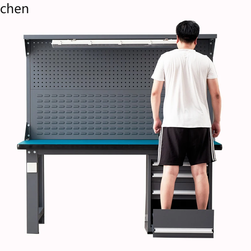 

T19- Heavy Duty Anti-Static Workbench Stainless Steel Fitter Bench Electrician Experiment Workshop Operation Inspection Table