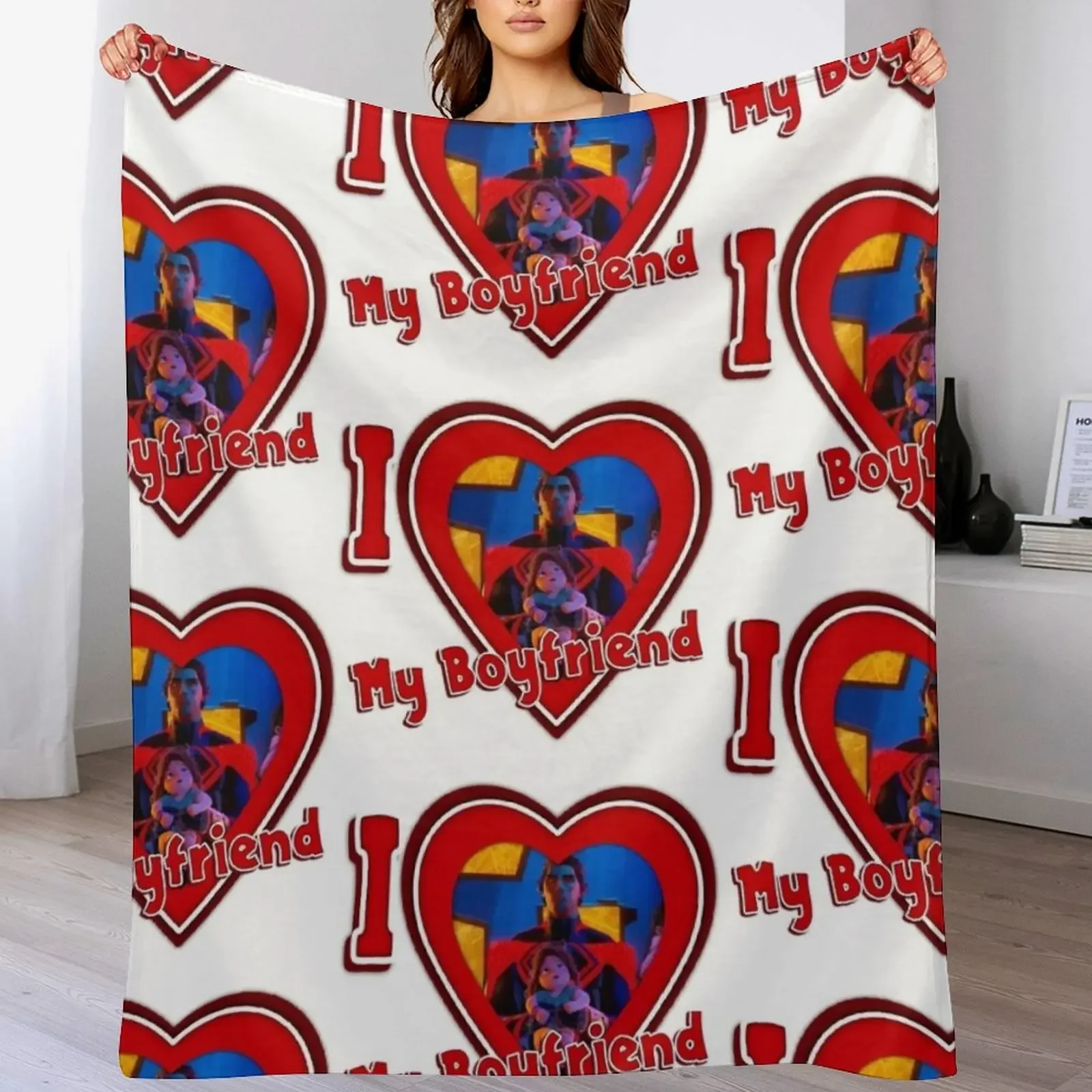 

I love my boyfriend, Miguel O’hara’s with Mayday Throw Blanket Soft Solid Color Blanket for Couch Bed