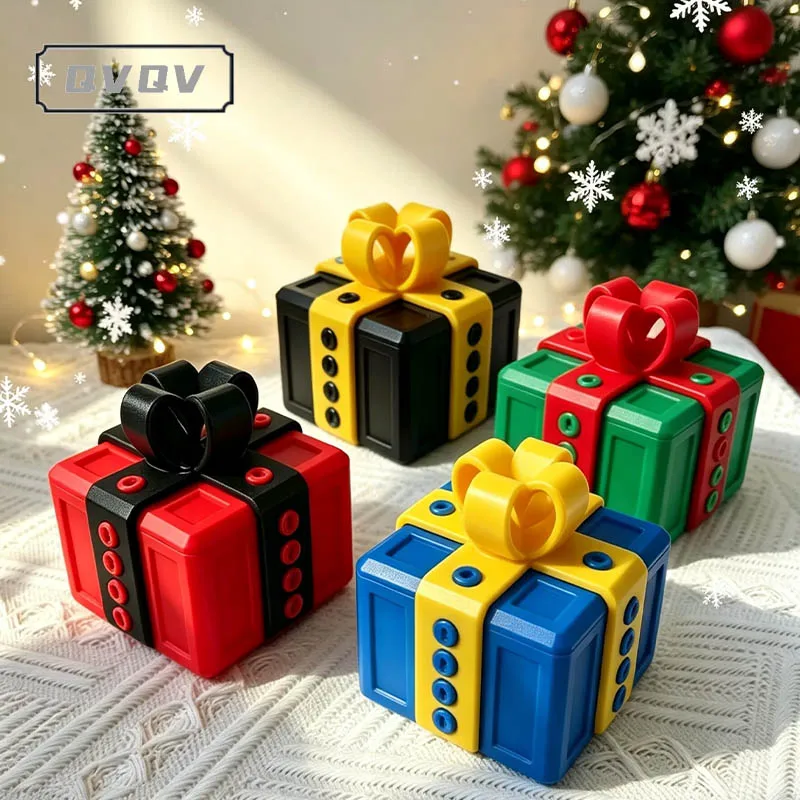 3D Printed Christmas Gift Box Annoying Box With Screws Fun hands-on Assembly Festival Decoration Party Gift Box Creative Ornamen