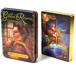 Waite Metal Box Rider Divination Game Card 10 * 6cm Tarot 2022 New Technology Collection Desktop Game with Instruction