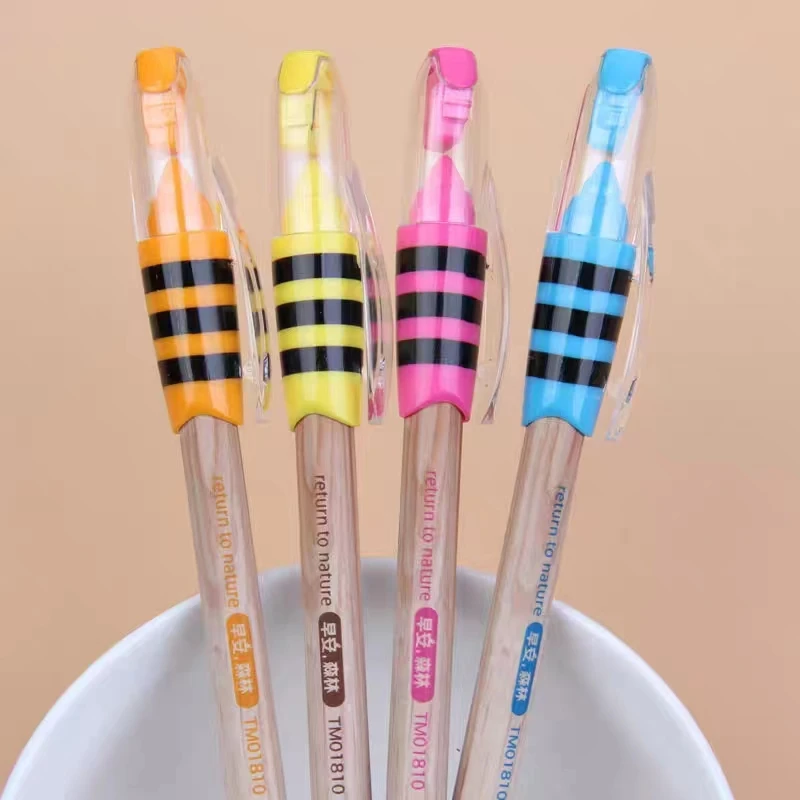 4 pcs/lot Cartoon Activity Pencil 2.0mm Pupils Nontoxic mechanical pencil Office Writing Children kid Stationery school supplies