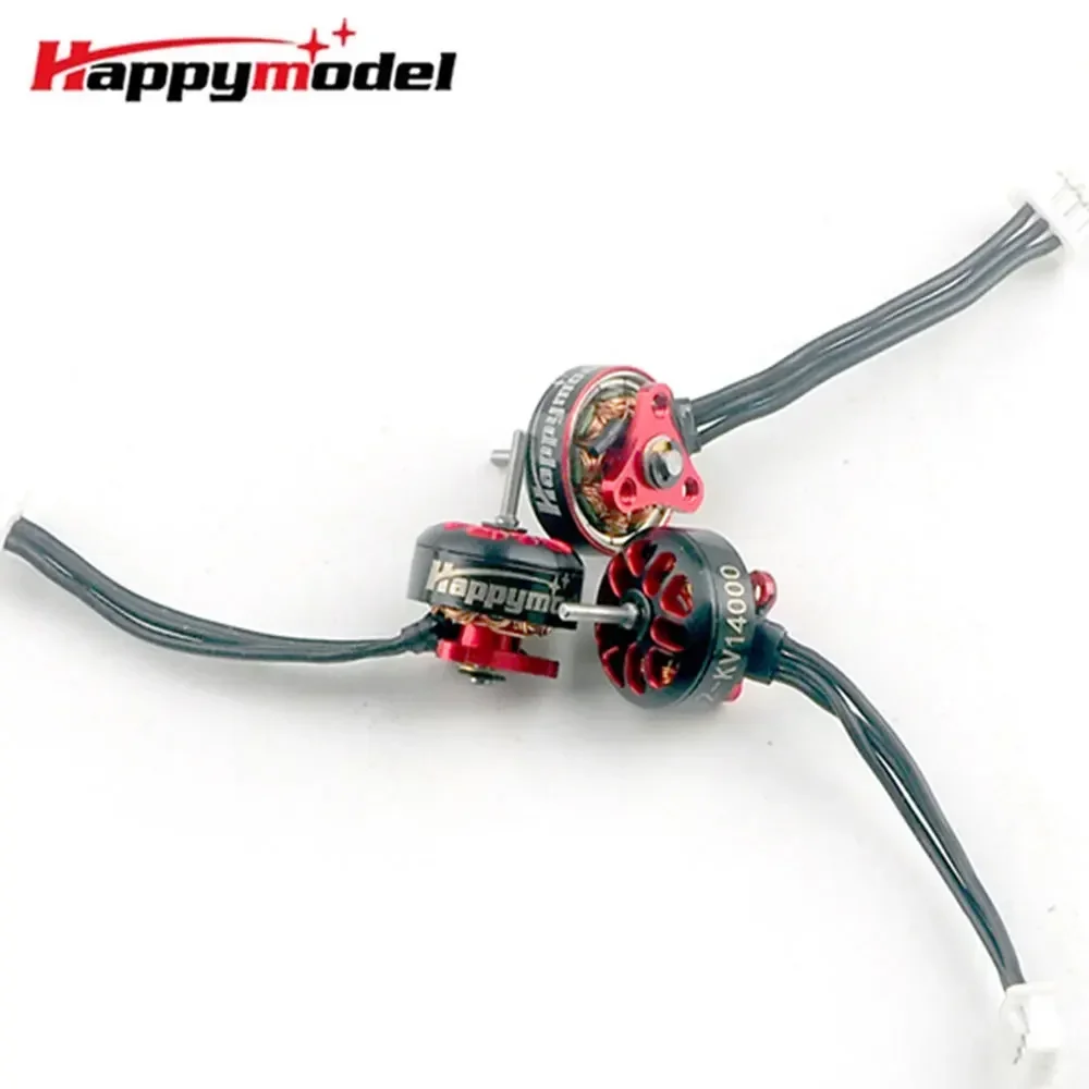 HappyModel EX0802 14000KV 19000KV 25000KV 1-2S Micro Motor, 8mm Stator 10.5x14.9mm 1.7g JST1.25 for FPV Tinywhoop Mobula6