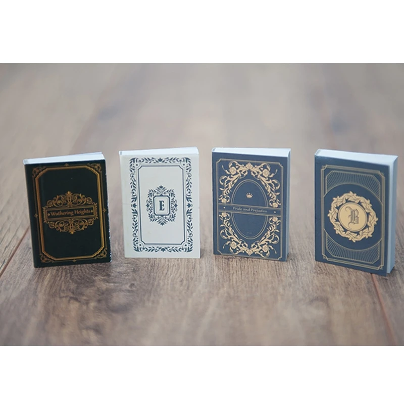 4 Pcs Retro Mini Books Newborn Photography Props Decorations Infant Photo Shooting Assisted Baby Accessories