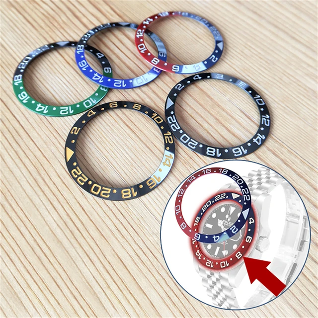 carve platinum number high quality Batman blue red Ceramic Bezel Insert For Rolex GMT Master II watch AliExpress