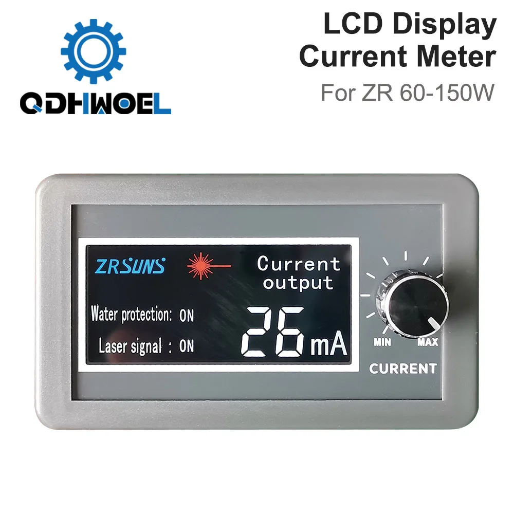 LCD Display CO2 Current Meter External Screen for ZR Series 60W&150W CO2 Laser Power Supply