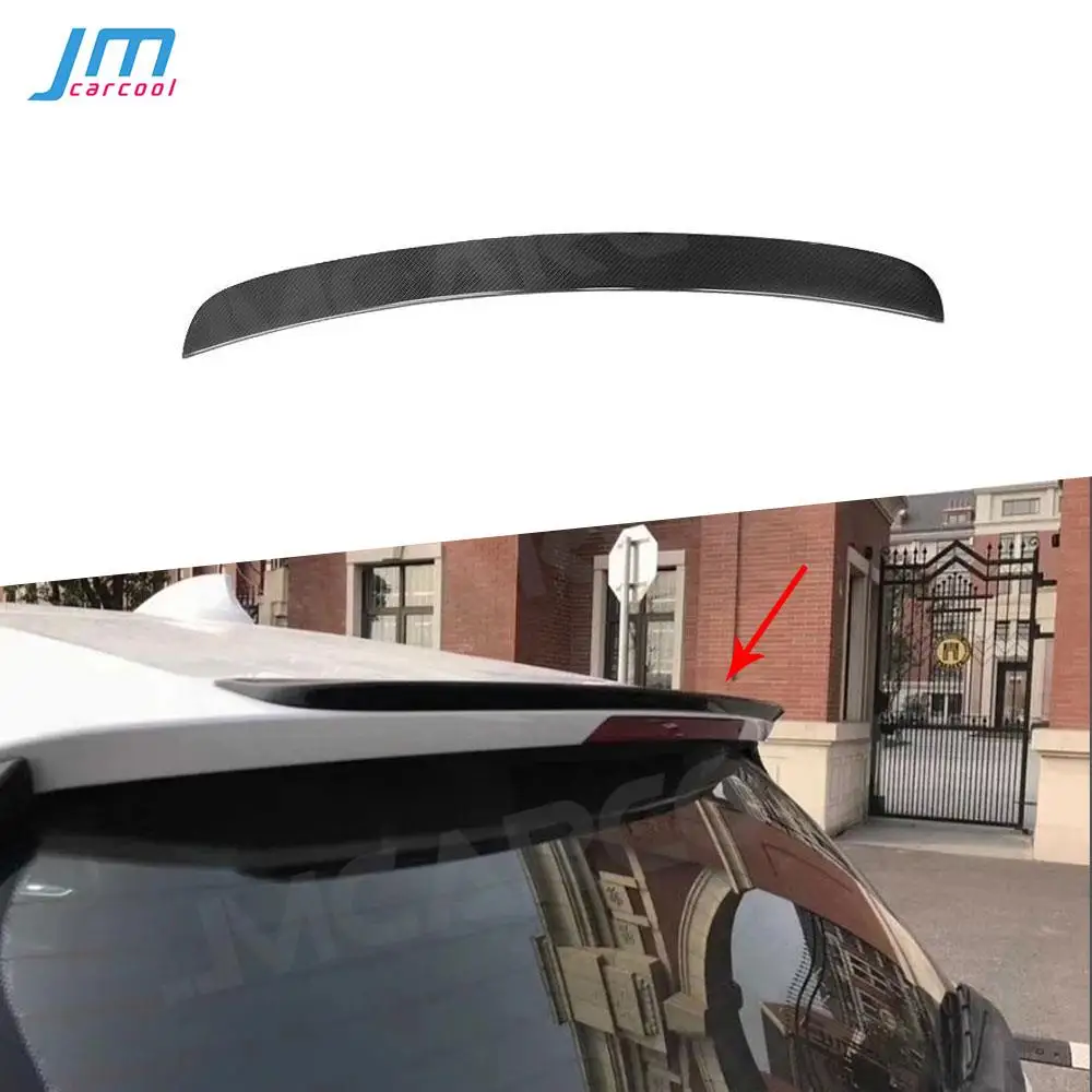 

For BMW X5 X5M F15 SUV Spoiler 2014-2017 Carbon Fiber Rear Roof Spoiler Boot Middle Wings Windshield winglet Trim