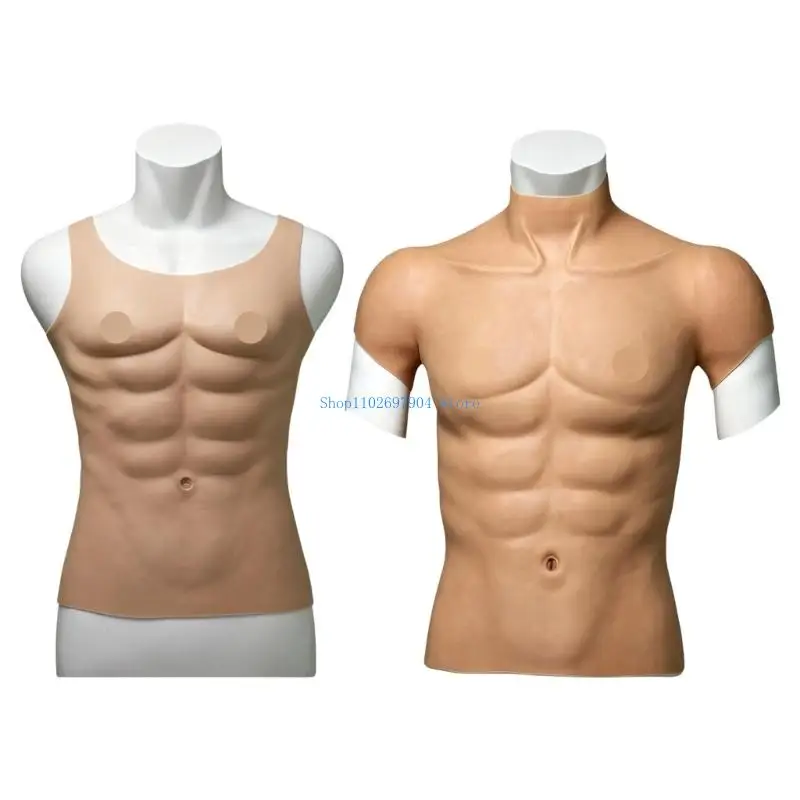 N7YF Natural Looking Artificial Abs For Cosplay Enthusiasts 2 Styles Available