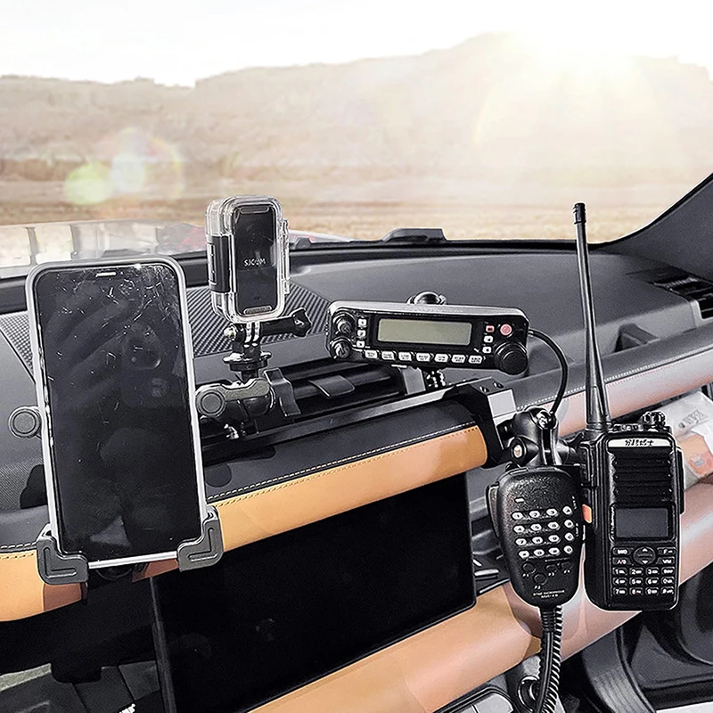 

For Land Rover Defender 2020-2025 Aluminum Middle Console Off-Road Fabrication Modular Dash Dashboard Mount Bracket Phone Holder