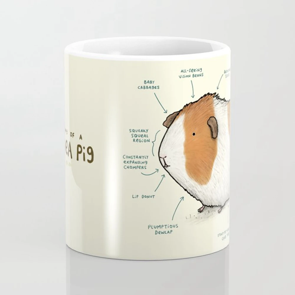 i have a fat Guinea pigs  Mug 11oz Ceramic animal Mugs Tea Cup kids birthday gift milk cup