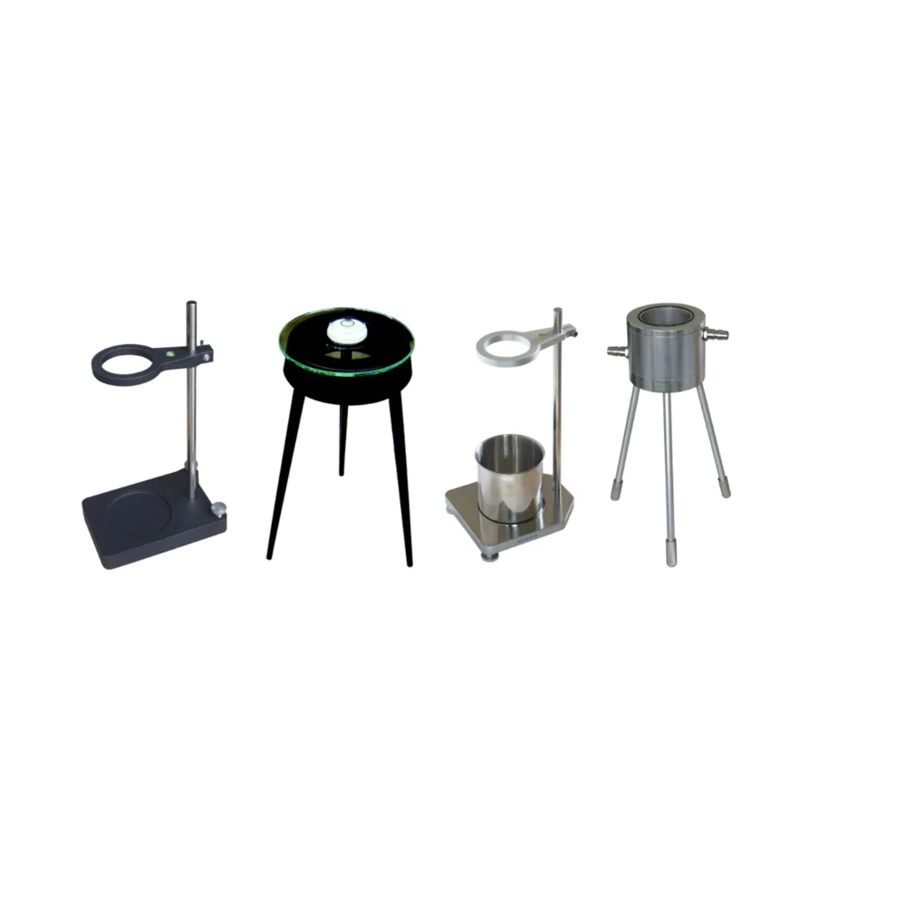 Holding Base for viscosity cups stand bracket for paint flow Cups better repeatability and positioning