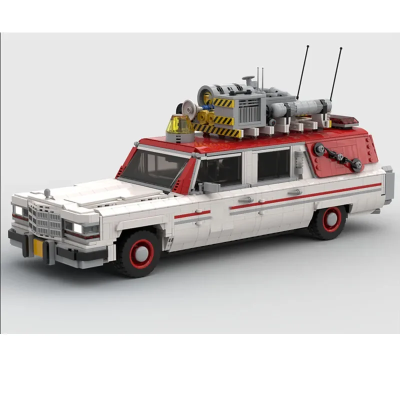 Classic Cars Reboot Film MOC City Police Car Racing MOC-77304 Voiture améliorée 3402PCS Assemblage Les nuits de construction Jouet DIY Cadeau d'anniversaire