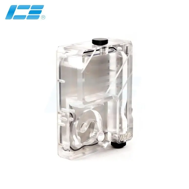 Pompa chłodząca DDC Combo Res dla Ncase Chasis M1 V4 V5 V6, zbiornik Ncase, czarny zbiornik na wodę, 125x89x41MM
