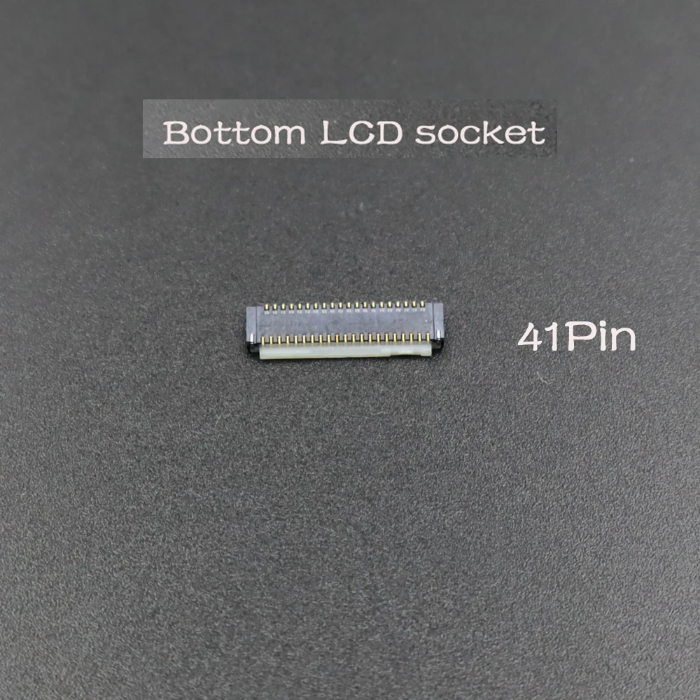 4Pin 21Pin 41Pin 53Pin FPC Female Socket Motherboard LCD Display Screen Flex Cable Clip Ribbon Connector For New 3DS LL XL - view 3