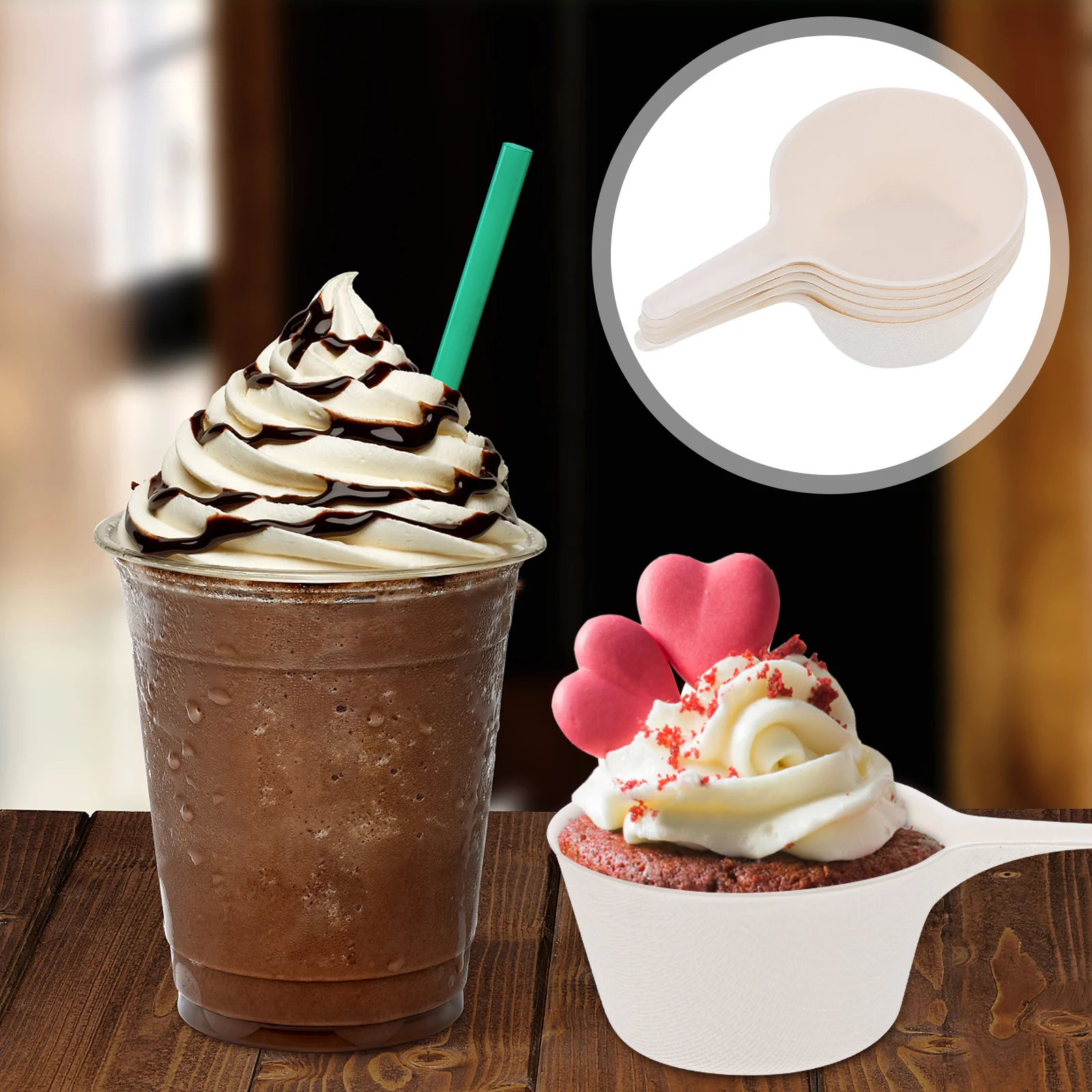 

50Pcs Paper Pulp Degradable Disposable Biodegradable Dessert Storage Party Birthday Cake Cups Degradable Cups