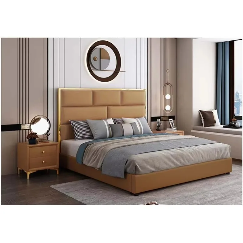 

Modern Customized Hotel Service Apartment Bedroom Furniture Set Luxury King Size Classic Wooden