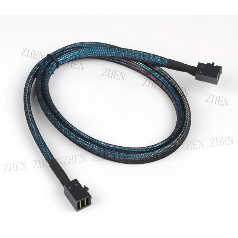 S New For MINI SAS SFF 8643 to SFF-8643 server 12G array card data cable (100 Cm)