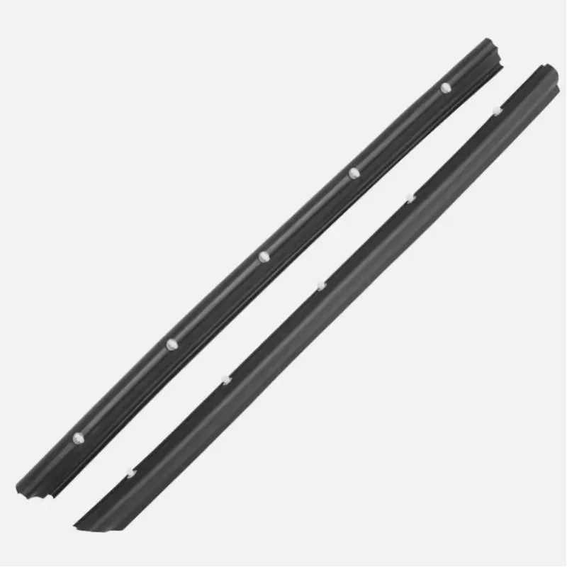 2 sztuki, uszczelki do drzwi VW T5 T6, gumowe, lewa i prawa strona, 7H0837566A, 7H0837565A. — 2