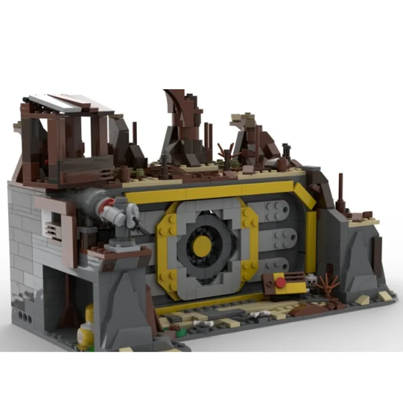 radiation series game nuclear shelter vault survival bricks series game fans blocks war diorama moc nuclear vault scene gift