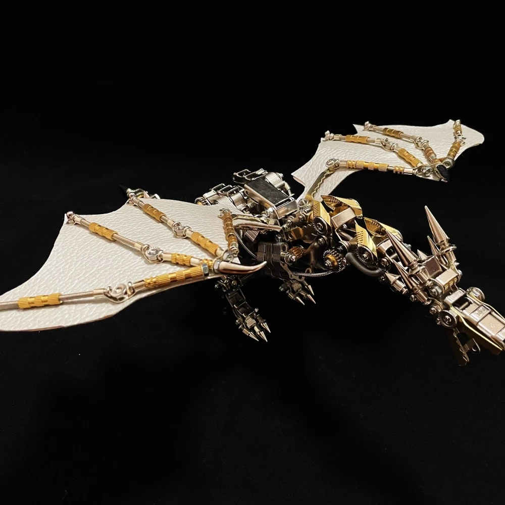 Metal assembly, high difficulty, mechanical three-dimensional flying dragon model, diy handmade toys, boy friend gift