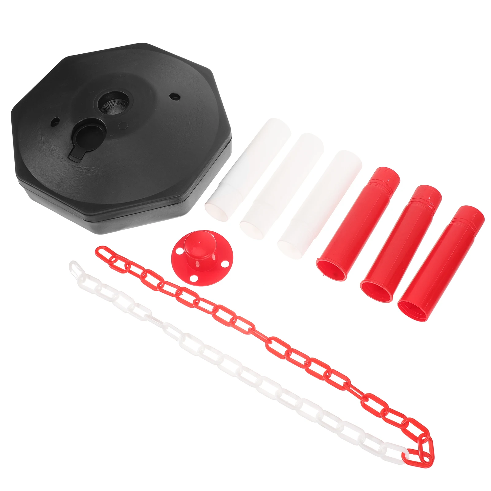 

1Set Plastic Warning Column Wear Resistant Safety Barrier Traffic Isolation Pile Shockproof Road Traffic Facility Anti-Collision