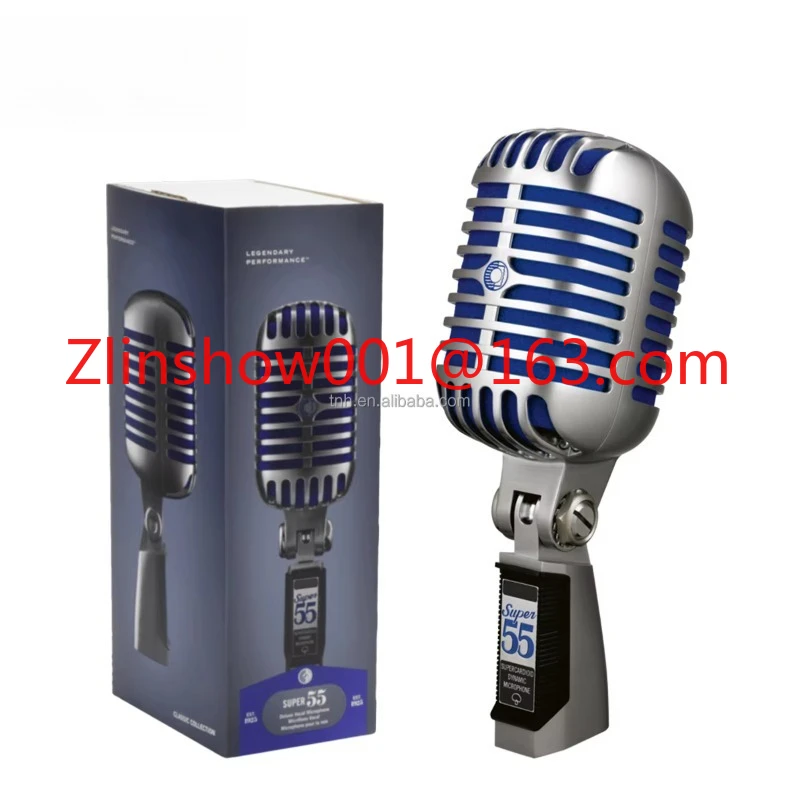 55X XLR  Vocal Wired Microphone Dynamic MIC for Podcasting Studio Recording Live Streaming on YouTube and Stage