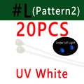 20PCS P2 L blanco