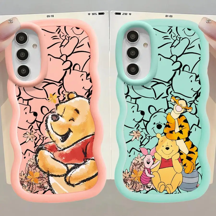 

Чехол для телефона Samsung Galaxy A50 A20 A30 A52 A55 A03 A05 A51 A73 A02s A04 A06 Soft Cover Cute Disney Pooh