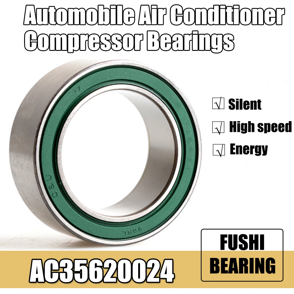 AC35620024-2RS Bearing 35*62*24 MM 1PC ABEC-5 Car Air Conditioning Compressor Bearings Double Sealed AC35620024 2RS