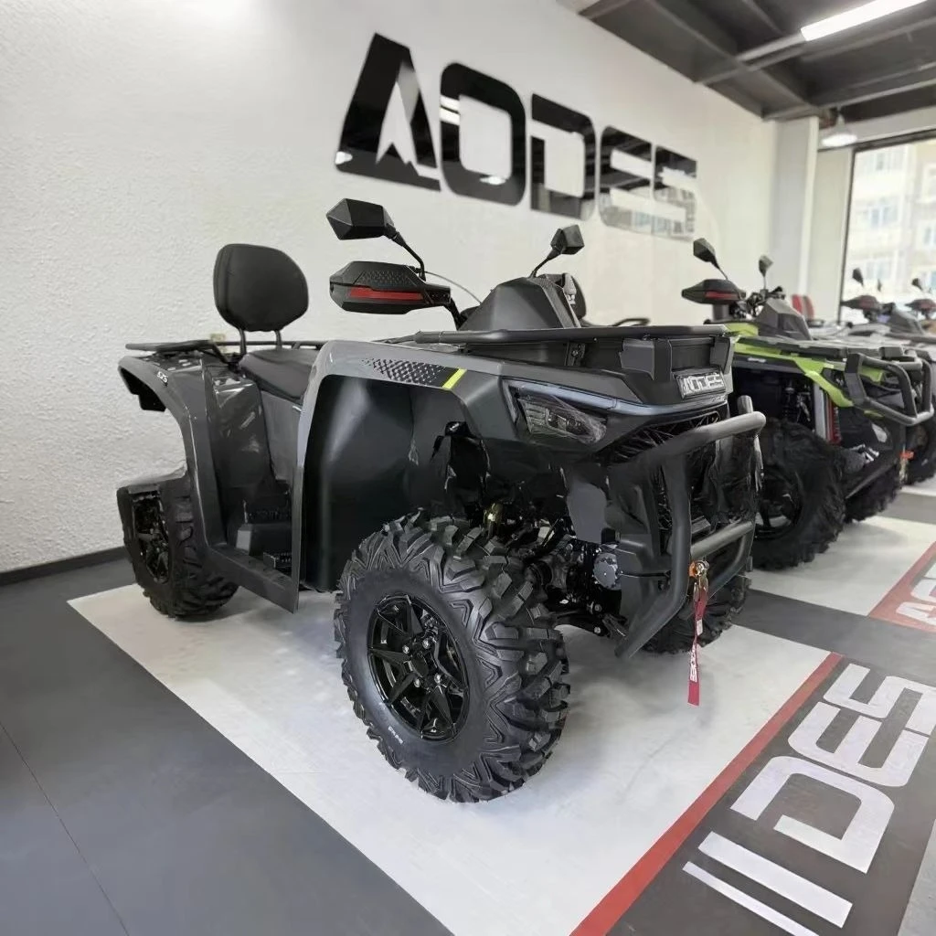 new 525cc Liquid Cooled ATV, High Configuration 4WD Off-Road Vehicle, 45HP Powerful Engine, Beach Buggy for Adults