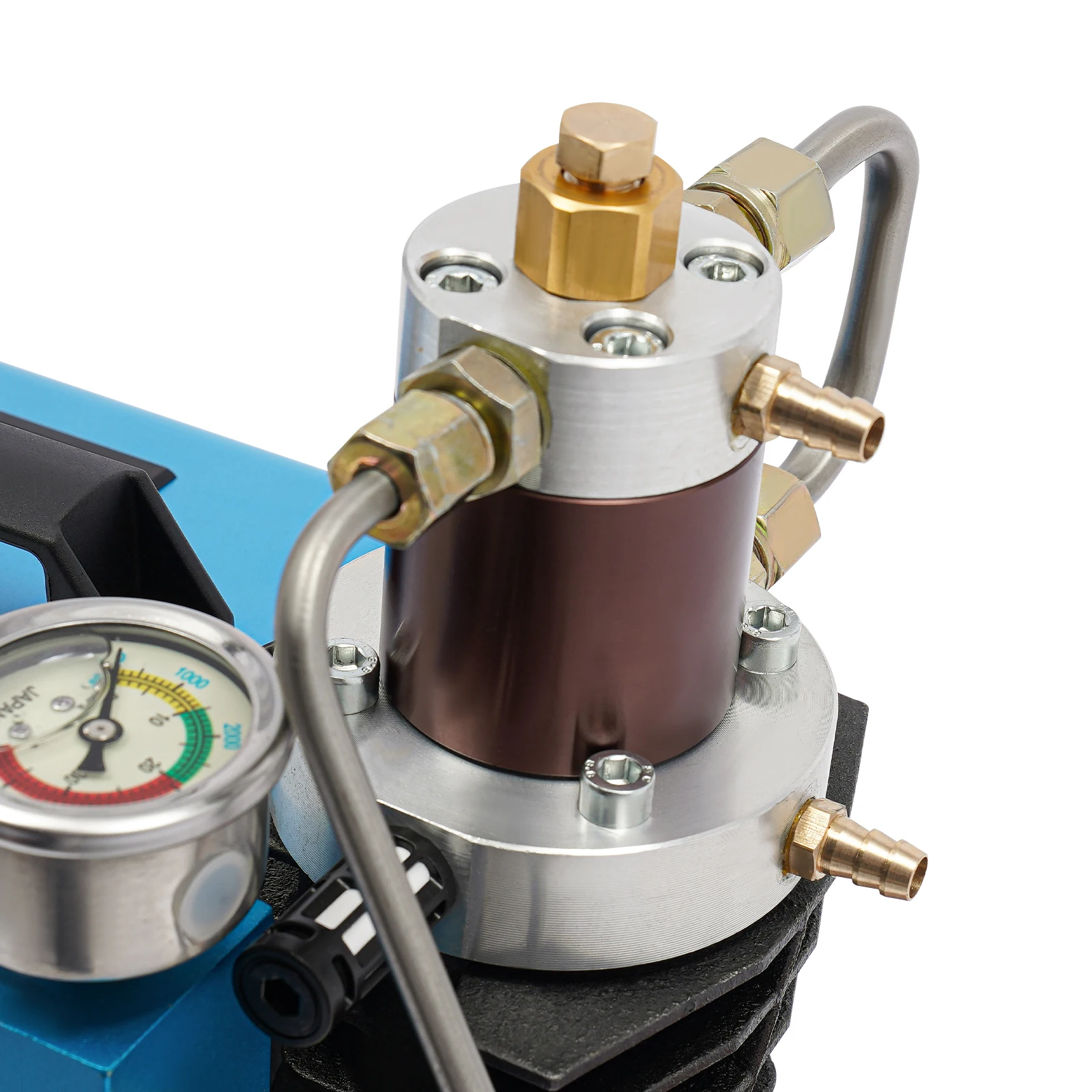 Hochdruck-Luftkompressorpumpe, 1,8 kW elektrische Luftpumpenanwendung, geeignet für Autos, Garagen, Ventile, Sanitär, Zimmerei – Detail 12