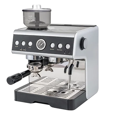 Professional 20bar Stainless Steel Semi Automatic Dual Boiler Cafetera Espresso Coffee Machine With Grinder