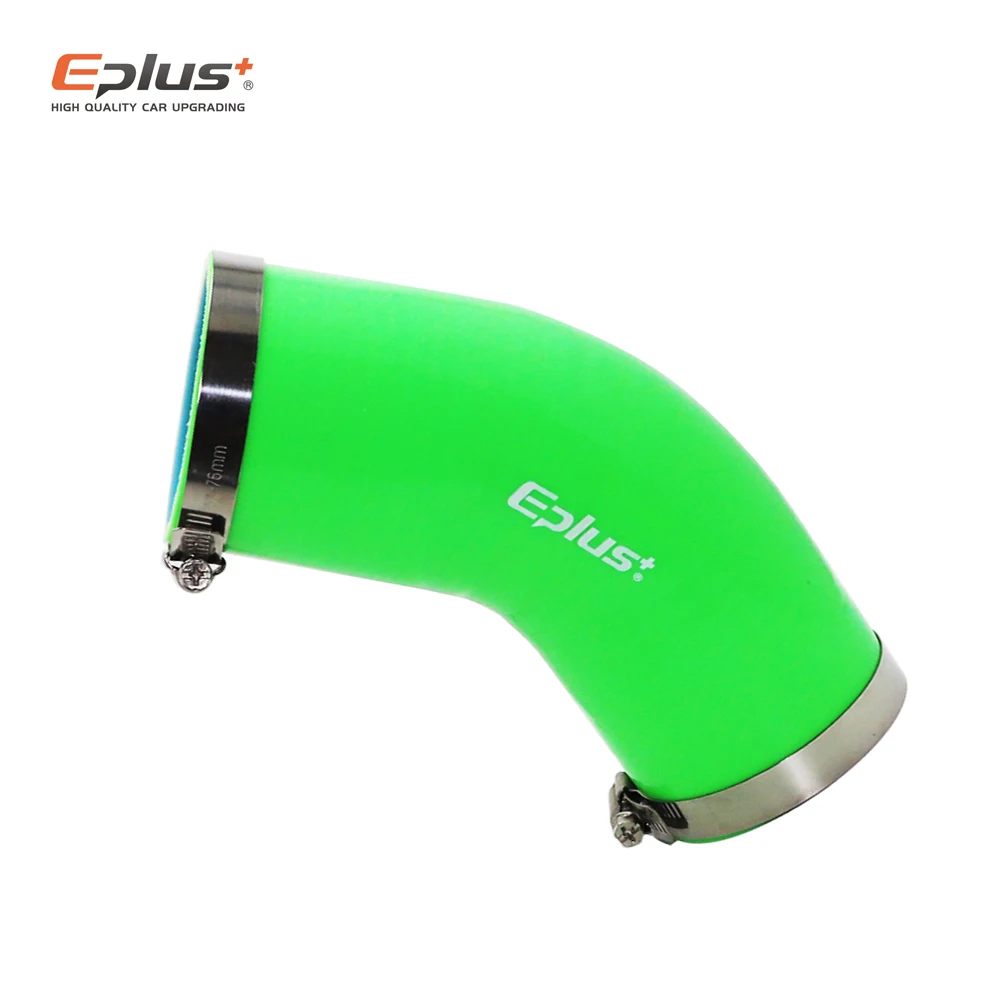 EPLUS العالمي أنابيب السيليكون خرطوم 45 درجة موصل سيارة المبرد توربو كمية الأنابيب المقرنة الأخضر متعدد الحجم #6