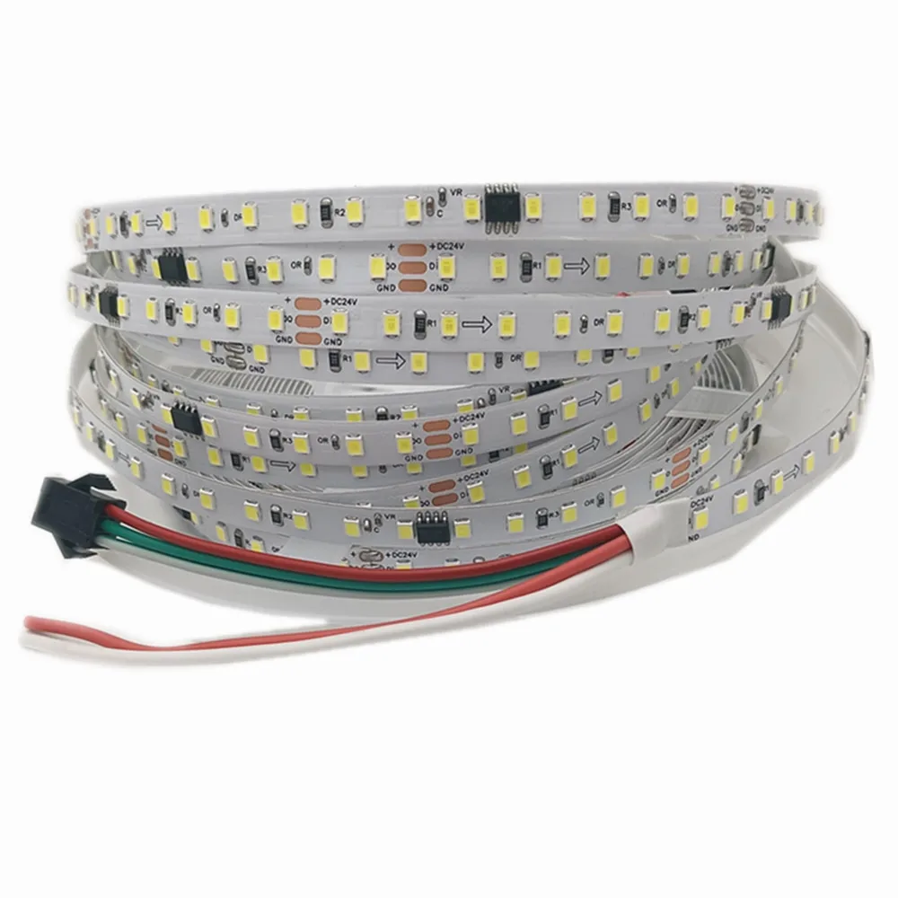 DC24V 5M10M WS2811 Racing LED Light Band 2835 120Led/m Running Water White Light Natural White Warm White Ice Blue Red Green Blu