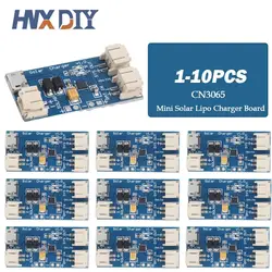 1-10 sztuk 500Ma Mini solarna płyta ładowarka Lipo CN3065 bateria litowa ładowana Chip DIY zewnętrzny moduł płytka ładująca do Arduino