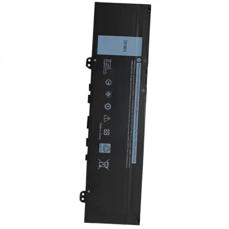 2025 New F62G0 Laptop Battery For Dell Inspiron 13 7386 2-in-1 5370 7370 7380 7373 Vostro 5370 RPJC3 P91G P83G P87G 11.4V 38WH