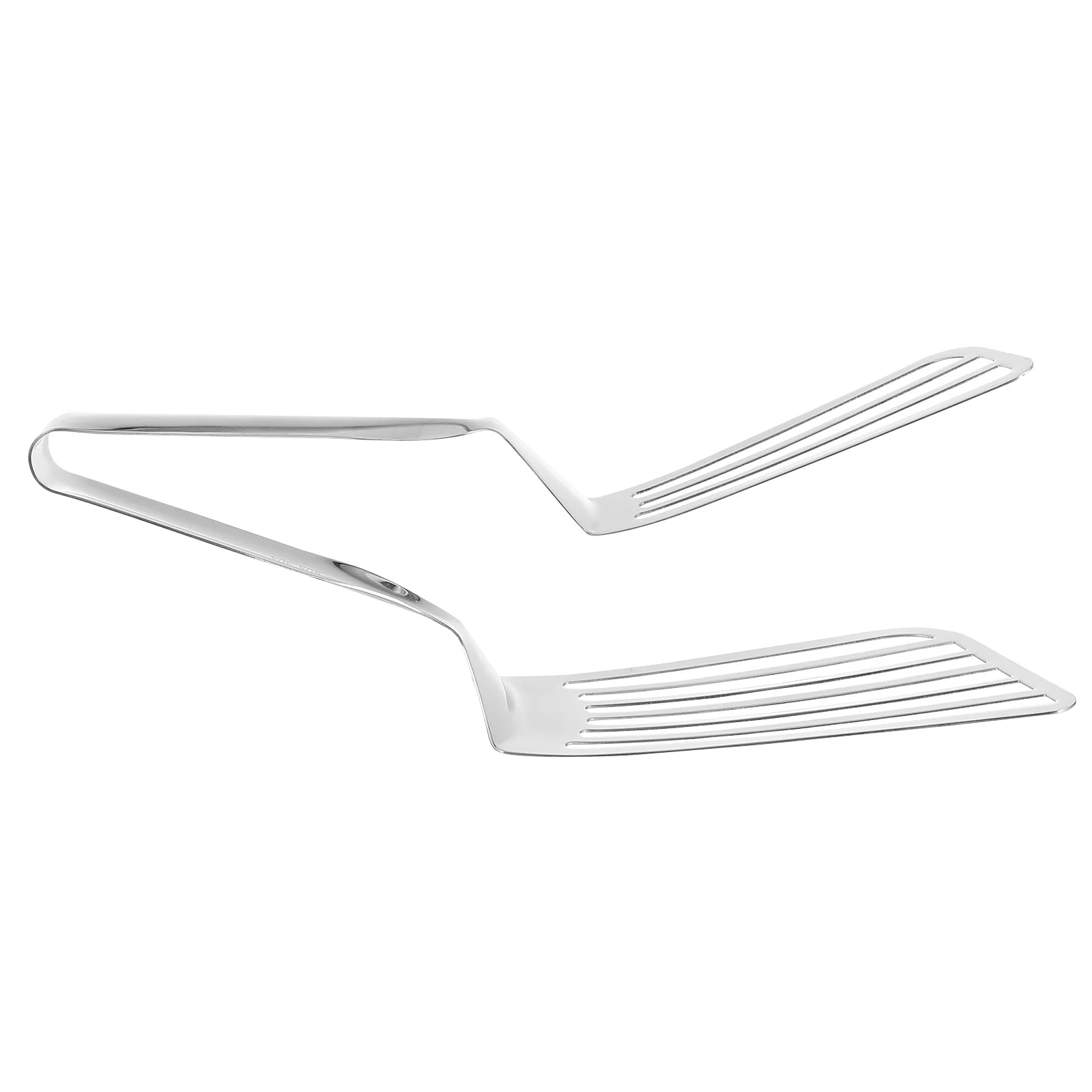 

Stainless Steel Food Tongs Multi-Functional Bbq Slotted Turner Heat Resistant Rustproof Long Handle Easy Clean Dishwasher Safe