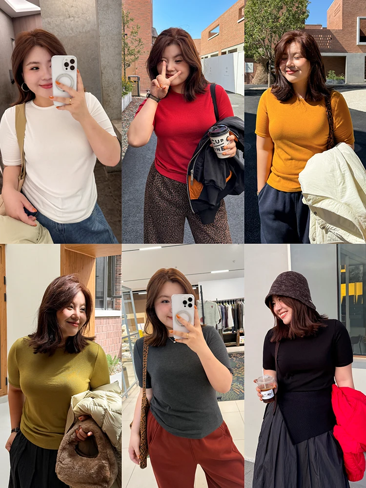 

Удобная женская футболка Fce ort Sve Base irt для больших размеров, деревянная идеальная утягивающая внутренняя одежда, осенне-зимняя мода