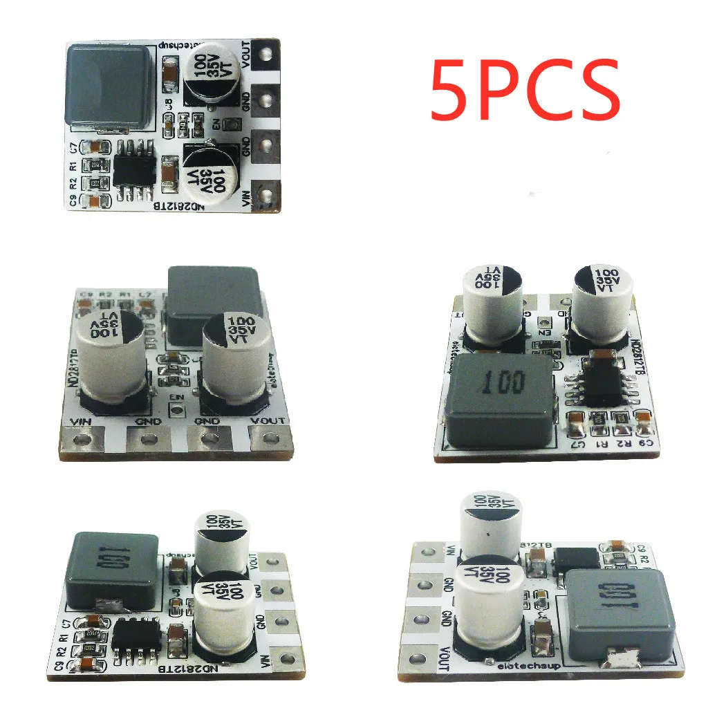 4.5-28V to 3V 3.3V 4V 5V 6V 9V 10V 12V DC-DC Buck Converter 5A High Efficiency Fast Response Synchronous Step Down Regulator