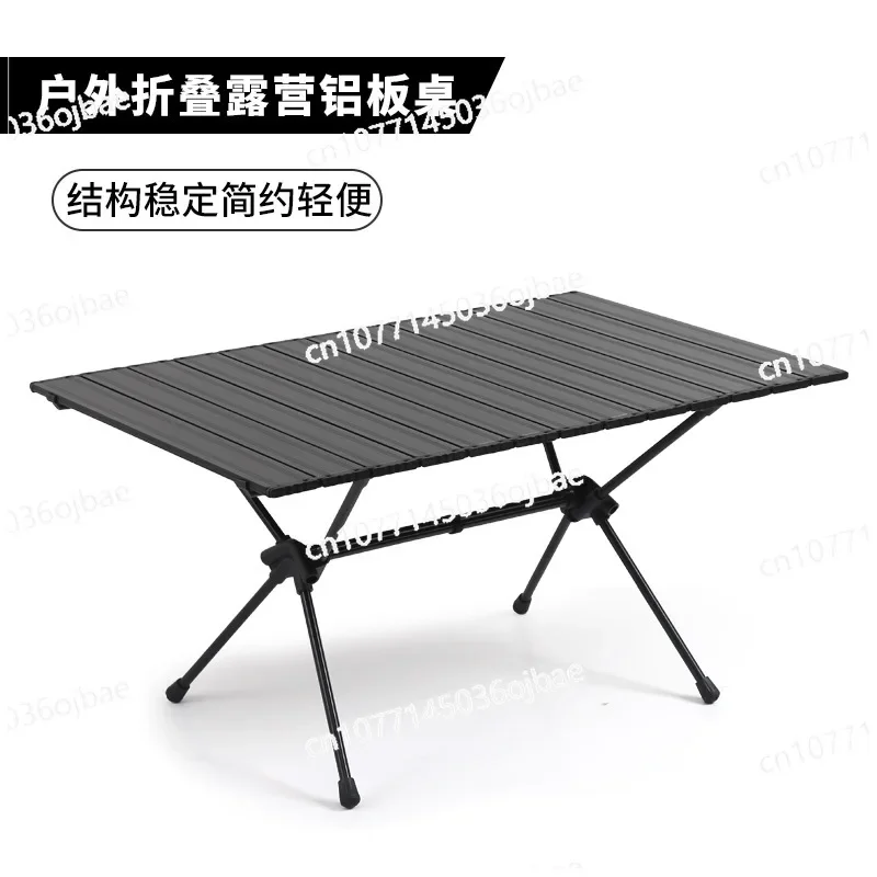 Aluminum Alloy Camping Table Extended 90CM Outdoor Lift Folding Portable Egg Roll Table