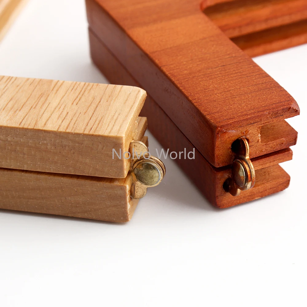 1/2/4PCS 19.8x8cm Wooden Crochet Quilting Bag Handle For Women Handbag Shoulder DIY Sewing Bracket Purse Frame Clasp Accessories