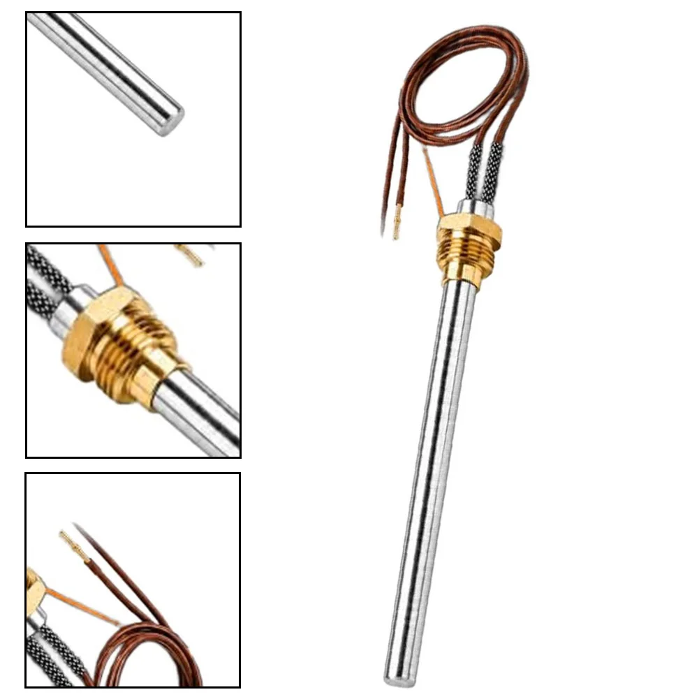 280W Furnace Ignition Rod 140mm 150mm Length 9.9mm Diameter G3/8 Thread For Boiler Stove Heating Replacement Part