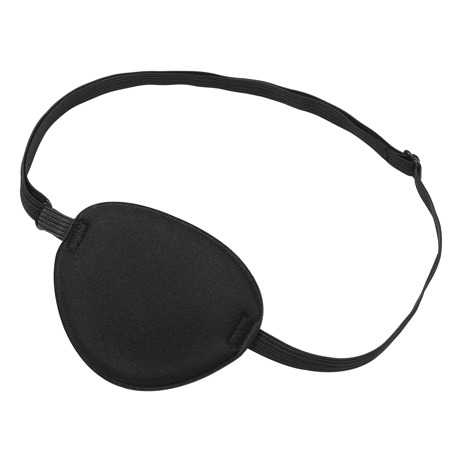 LIOOBO Pirate Eye Patch Comfortable Adjustable Single Eye Patch Eye Pad for Kids Teens Party Decor (Black)