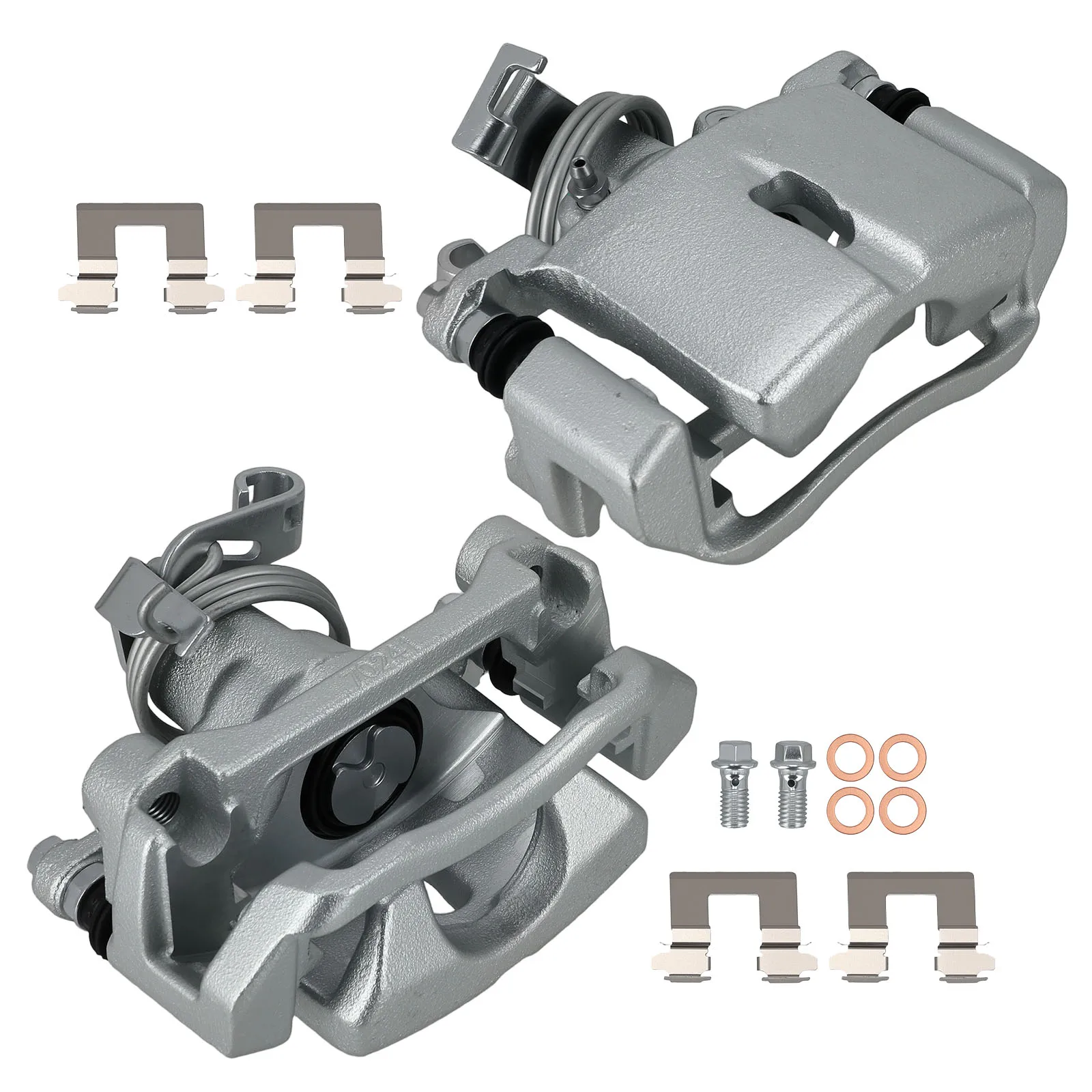 Rear L&R Disc Brake Calipers Set for Pontiac Montana 2005-2009 18-B4944 18-B4945