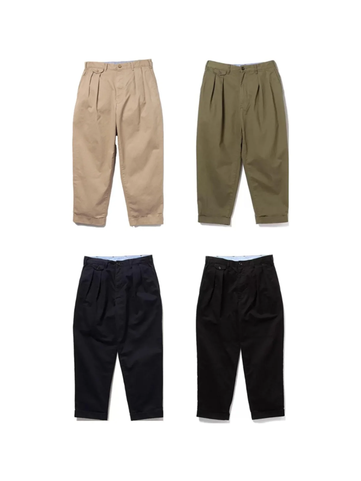 

BMS Japanese Street Sle Casual Waed Slim Fit Loose Tailoring Cone ape Long Pants Straight Tube Autumn Winter Youth Faion