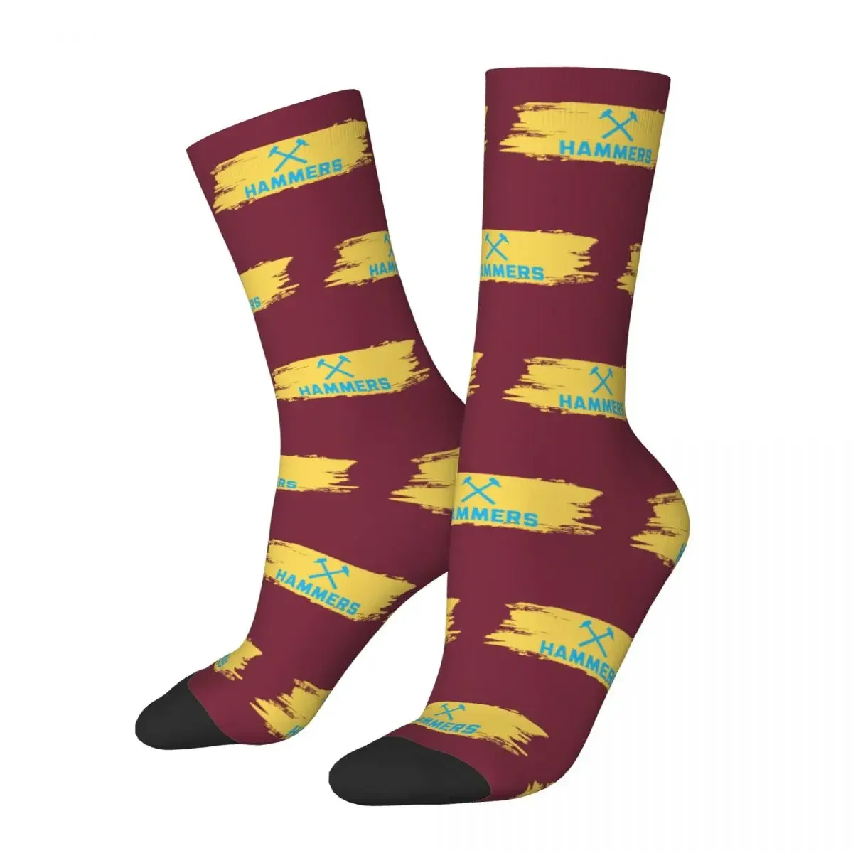 

Hammers West Ham Socks Harajuku High Quality Stockings All Season Long Socks Accessories for Unisex Gifts