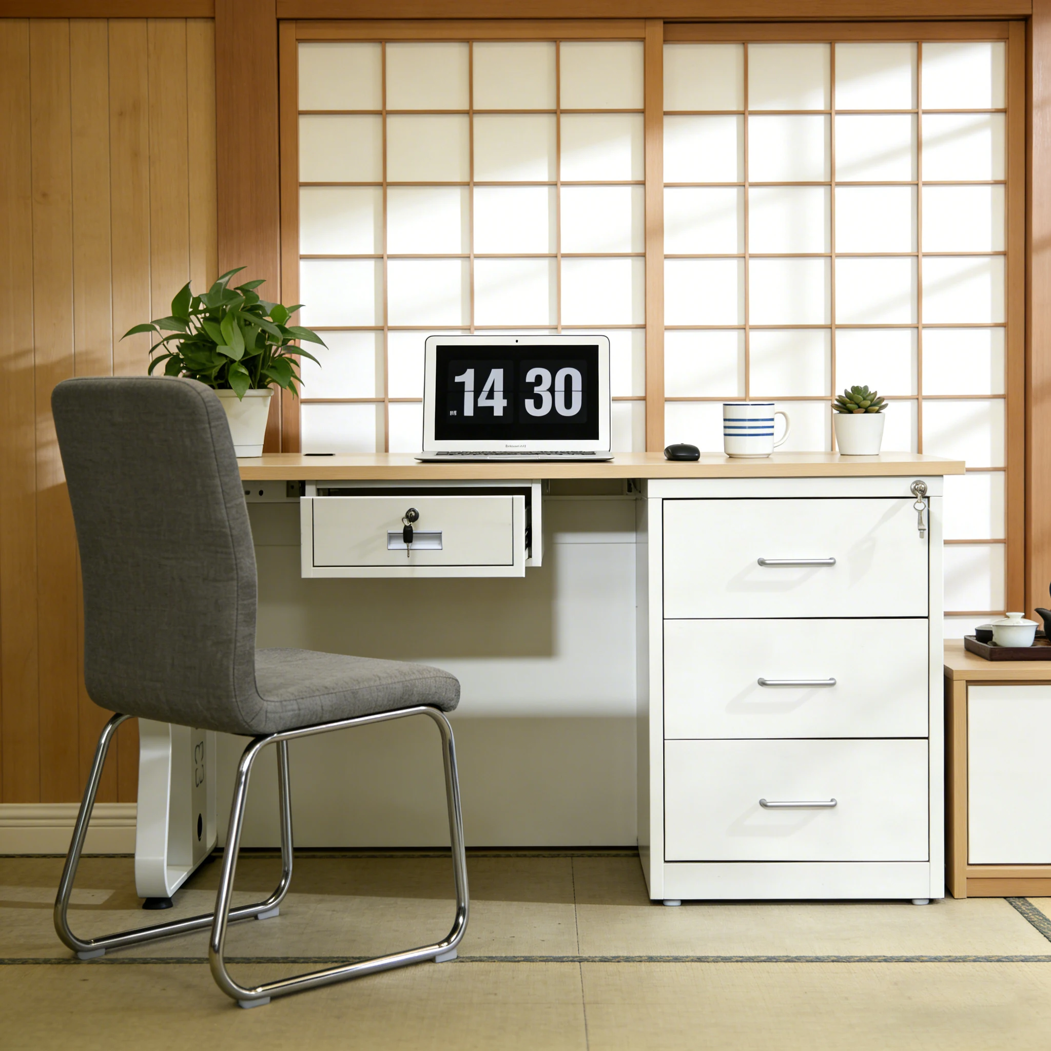 Desks, Staff Desks,Simple Modern Modular Commercial Office Furniture Melamine Board Computer Manager Desk For CEO Staff Supervis